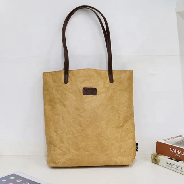 OEM/ODM Custom Logo Ladies Shoulder Handbag Dupont Paper Shopping Tote Bags Travel Tyvek Bag