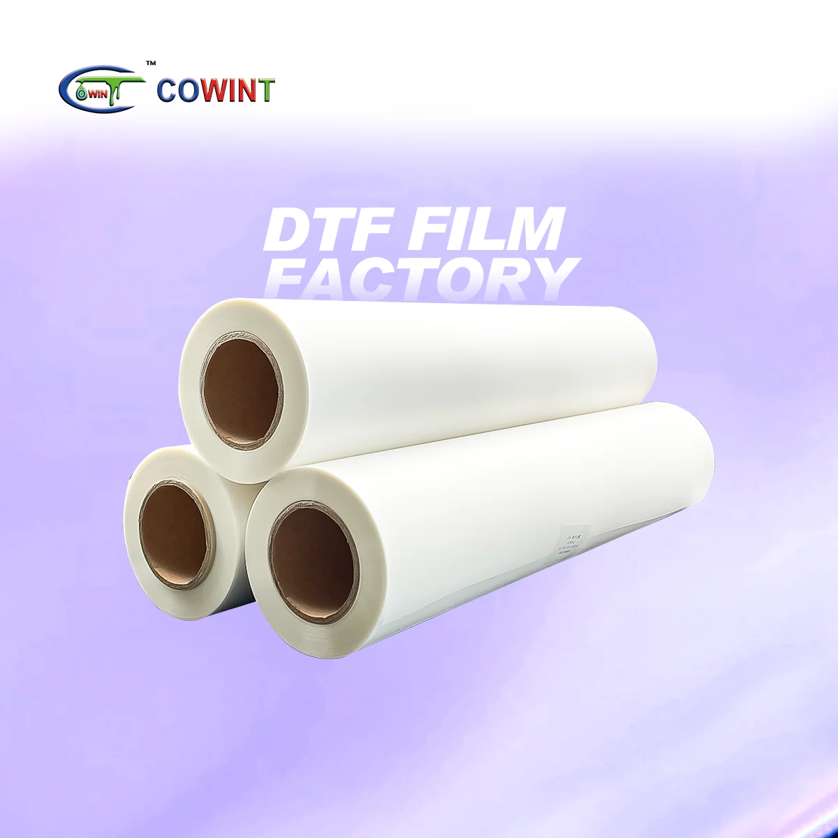 Cowint sale hoodie photo canvas bag a3 a4 digital printing printers glow in the dark fabrica hot peel dtf transfer pet film