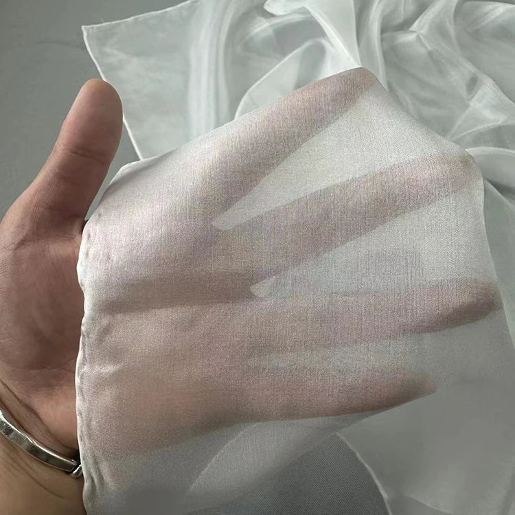 Custom Silk Pongee  Natural White Square Scarf Hand Hem Rolled for Painting