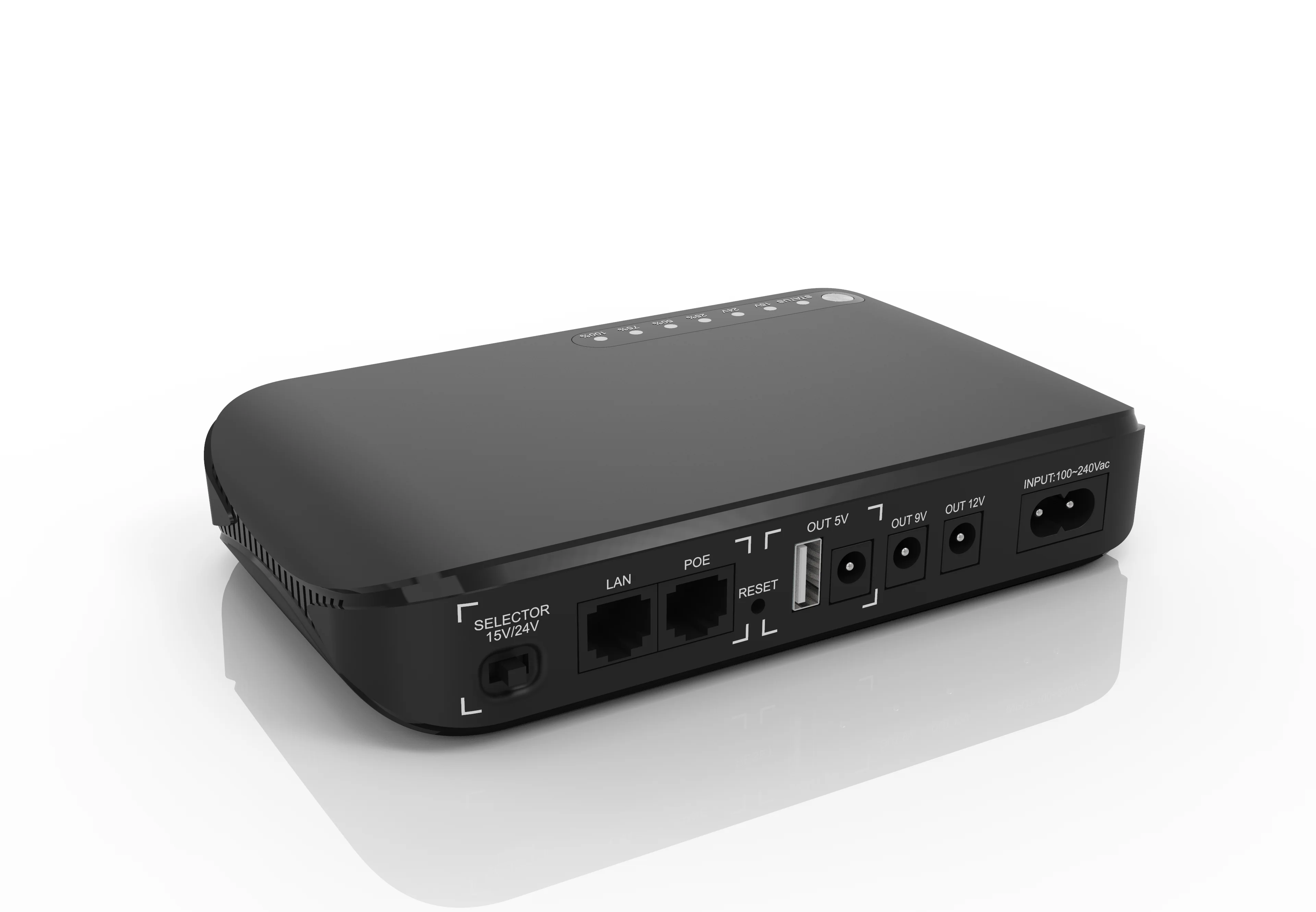 SKE Mini UPS Power Bank Lithium Battery DC UPS 5V 9V 12V POE 15V 24V 18W 10000mah 10400mah Mini UPS for Router and Modems