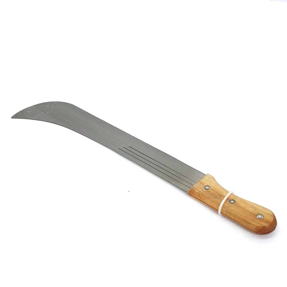Hot Sell  Agricultural Tools And Agricultural  All-Steel Sickle With Wood Handle Farming Sickles