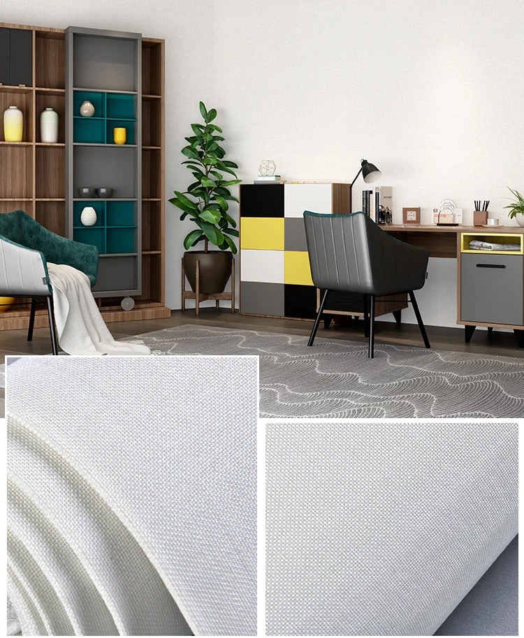 China suppliers high quality wall cloth textile wallpaper self adhesive fabric textile wall panel