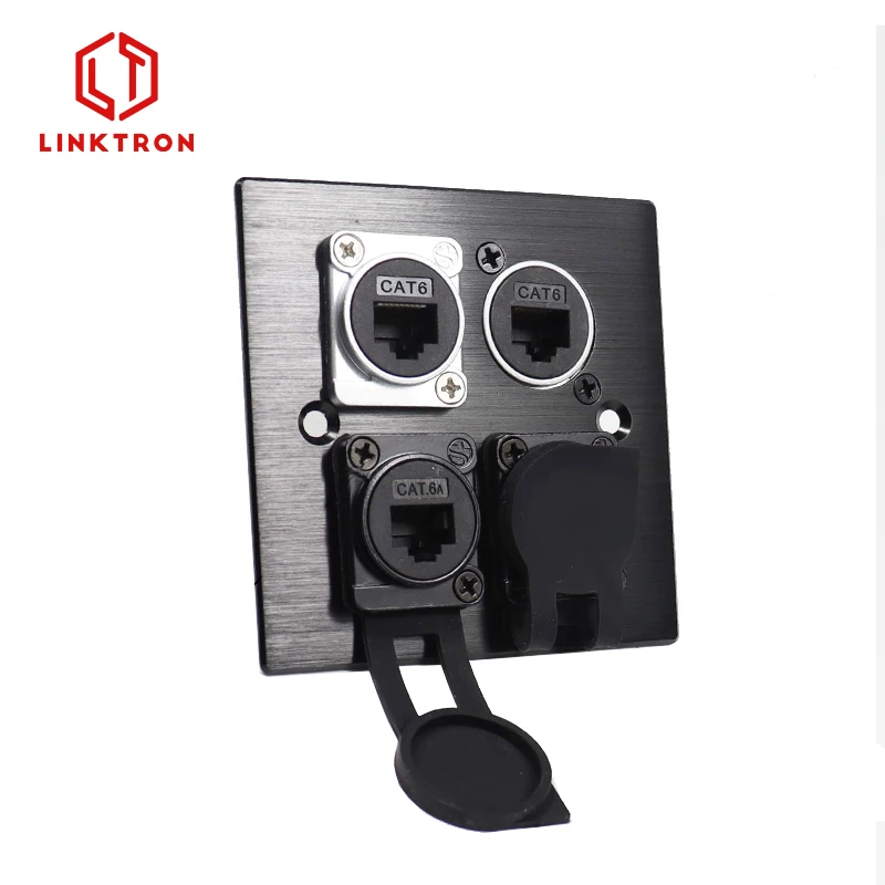 Настенное крепление для панели женский cat6 rj45 ethernet адаптер разъем машина цена