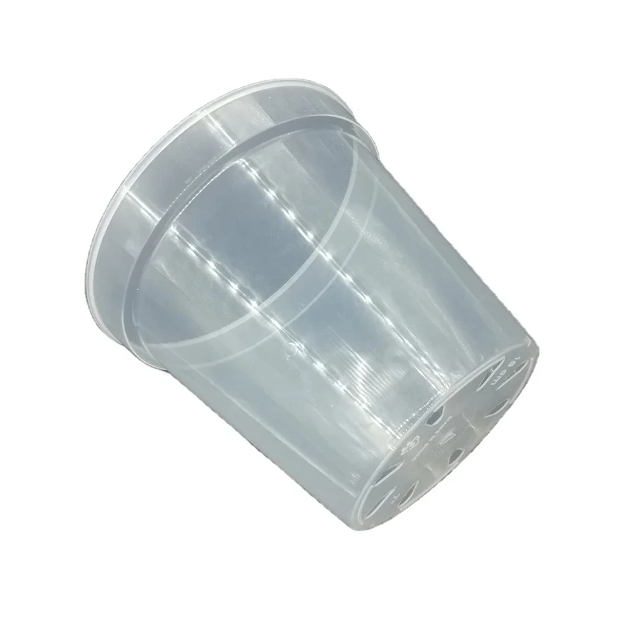 Transparent Plastic Wholesale Orchid Flower Pots Orchid Pots With Holes Garden Pot Holes Plastic Baskets