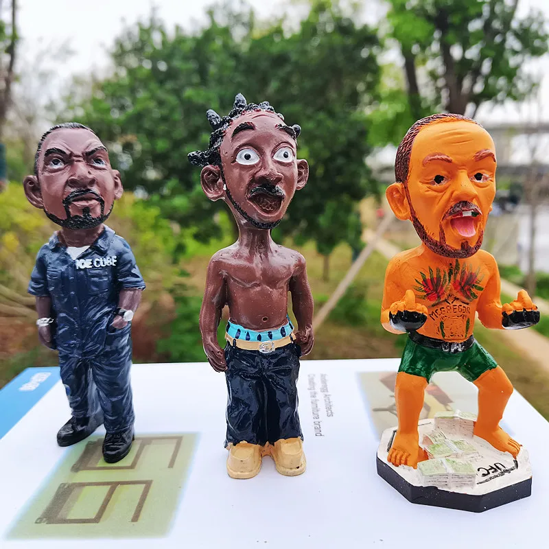 Wholesale customization of 3D anime dolls mini action dolls resin crafts decorative items toy dolls collectibles