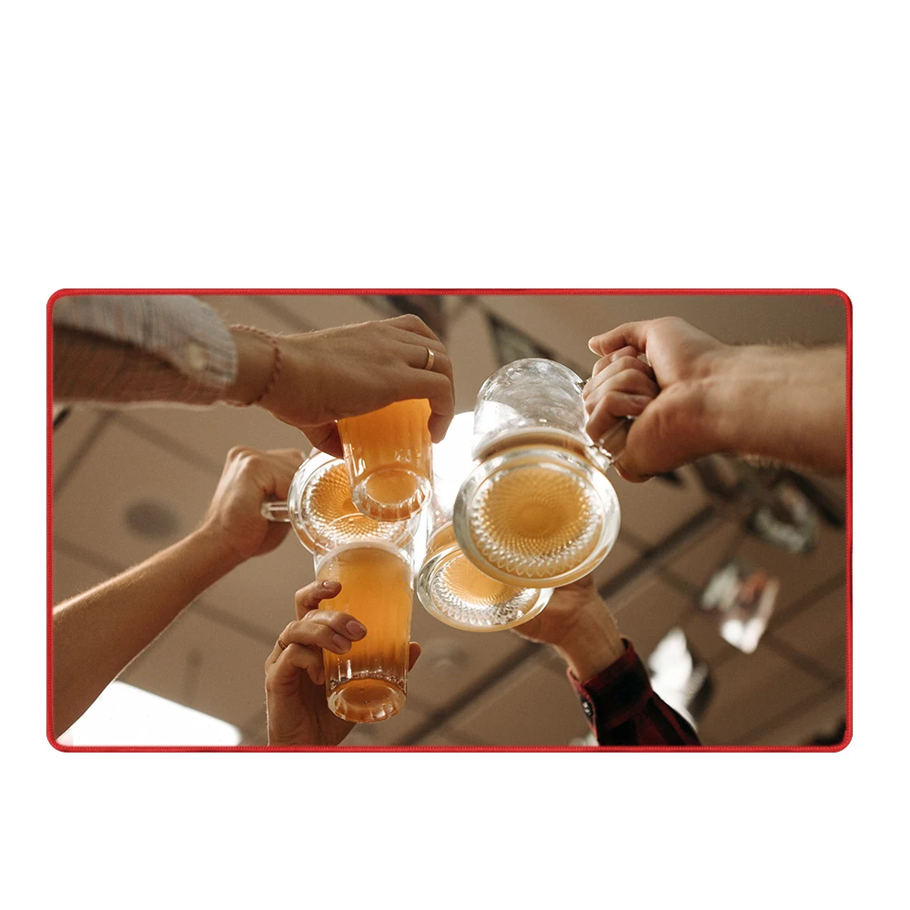 Wholesale Factory Custom Personalized Rubber Bar Mat Beer Drinking Bar Mats Printing Custom Logo Embossed Bar Mats