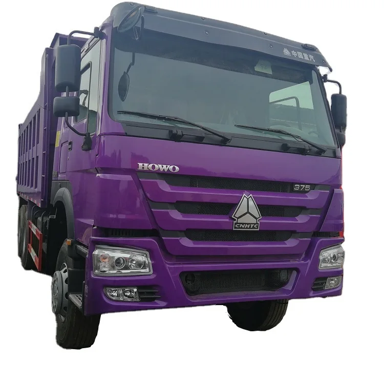 
HW19710 Gearbox Double Axle 6x4 Used SINOTRUK HOWO Tipper Truck For Sale 