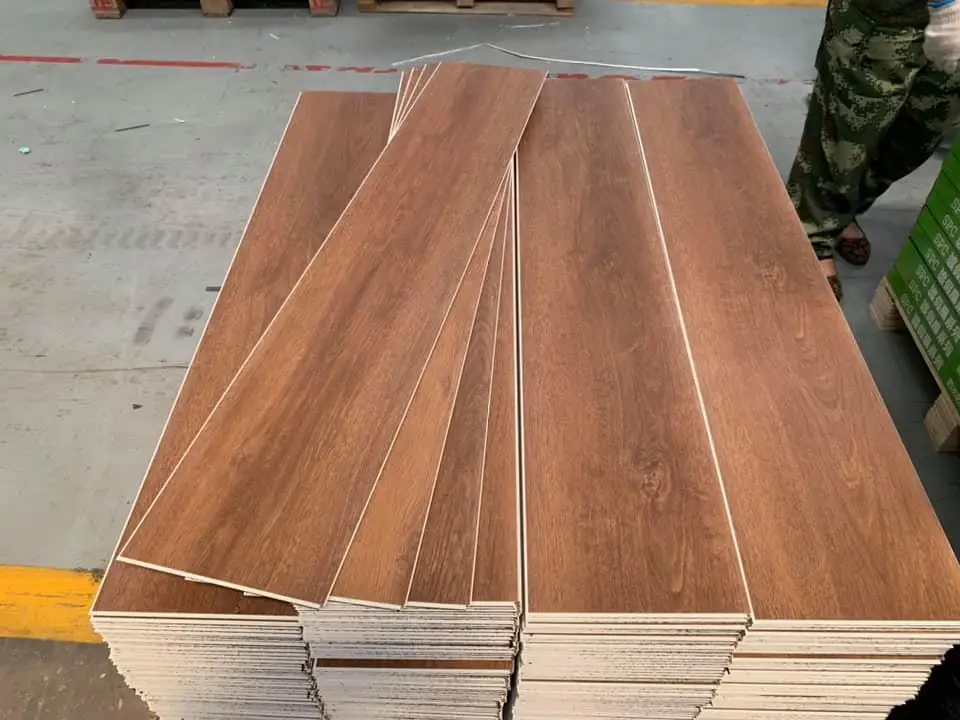 stylish wear-resistant Flooring home decoration wood grain silent pad IXPE EVA SPC rigid flooring