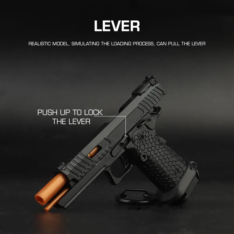 G17 новый дизайн мини пластиковая игрушка ручной работы пистолет Модель брелок с Kydex кобура игрушки