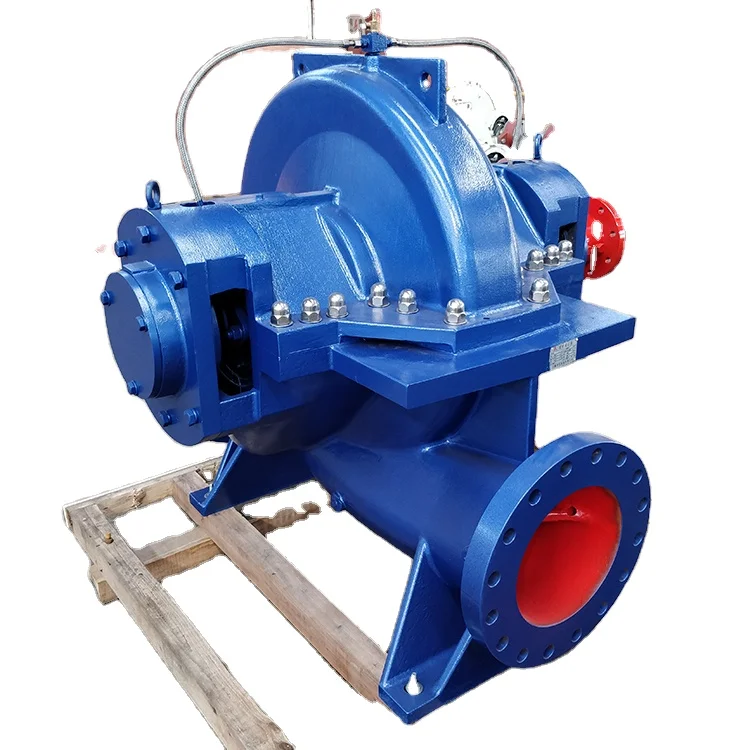 Сверхмощные сельскохозяйственные насосы для орошения с большим потоком, двойное всасывание, высокоэффективный водяной насос с разделенным корпусом