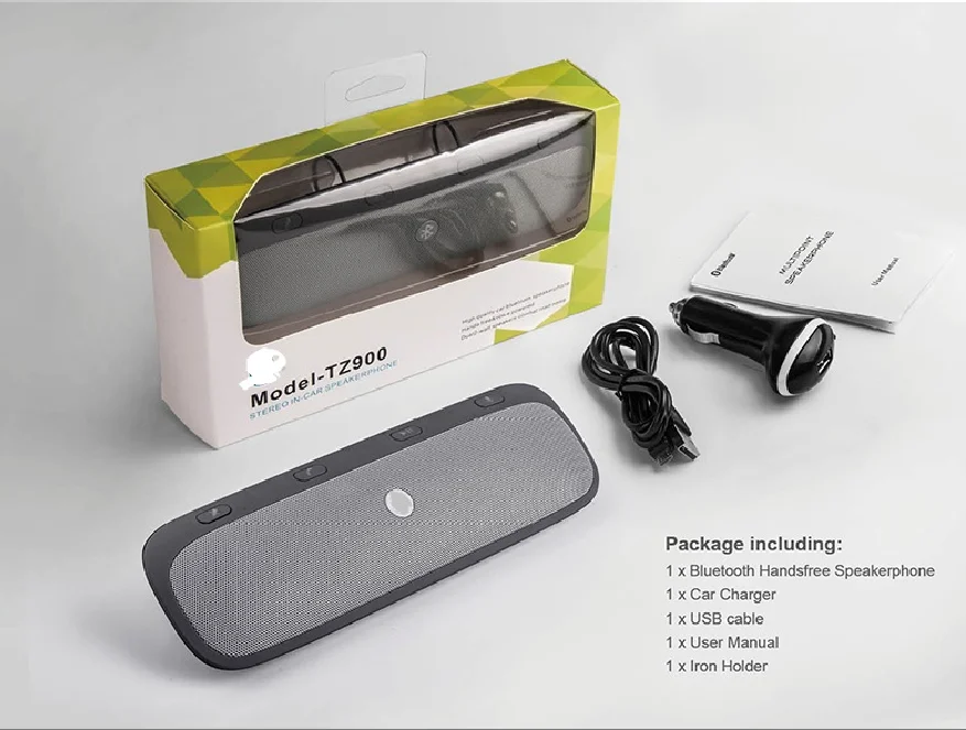 
Hot Sale Bluetooth Handsfree Car Kit Car sperkerphone Wireless Bluetooth car kit Bluetooth Speakerphone 