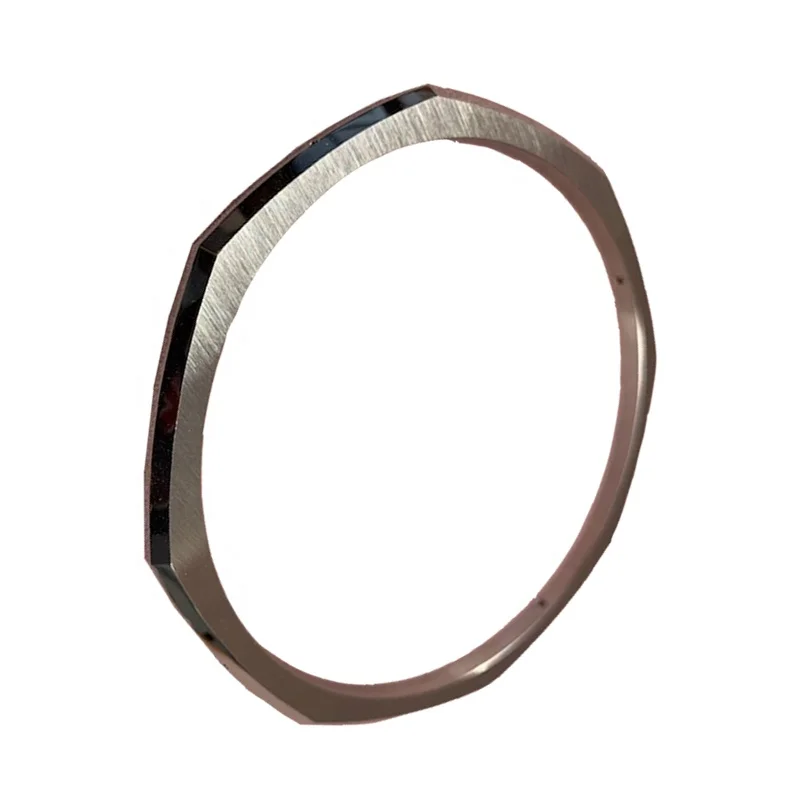 custom high quality mirror polishing CNC machining parts octagon stainless steel Rings