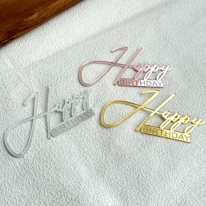 Happy Birthday cake decorating supplies Acrylic dora birthday party decoration Cake Topper cake decoration Supplier