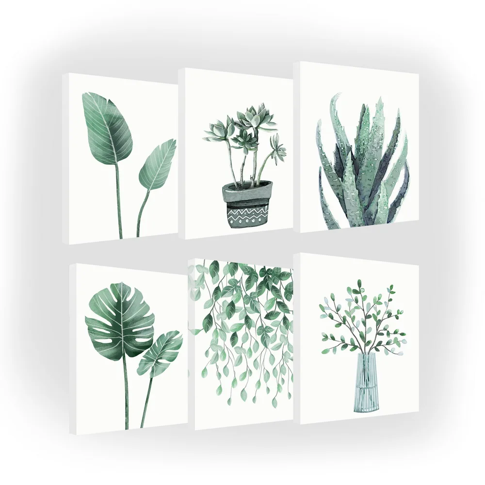 Wall Art 6 Panel Custom Picture Hd Print Hanging Popular Nature Canvas Painting