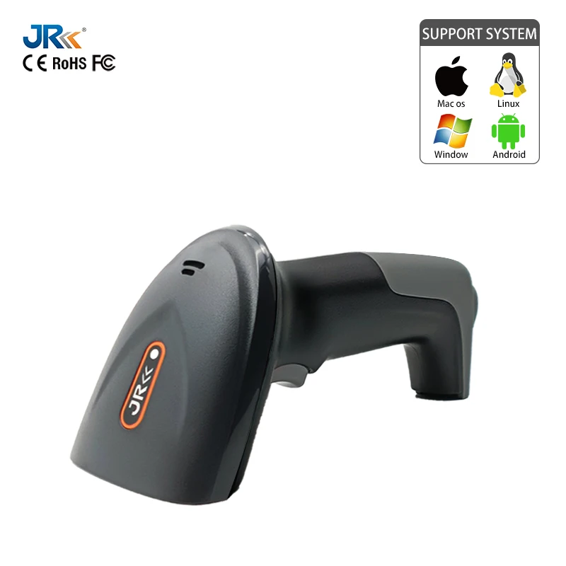 1D Laser Barcode Scanner Wired Handheld Scanner JR HC-710H Plug and Play 1D Barcode Scanner
