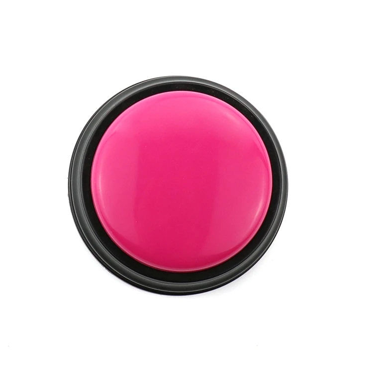 
Free sample custom led flashing sound button recordable buzzer talking for education Toys 