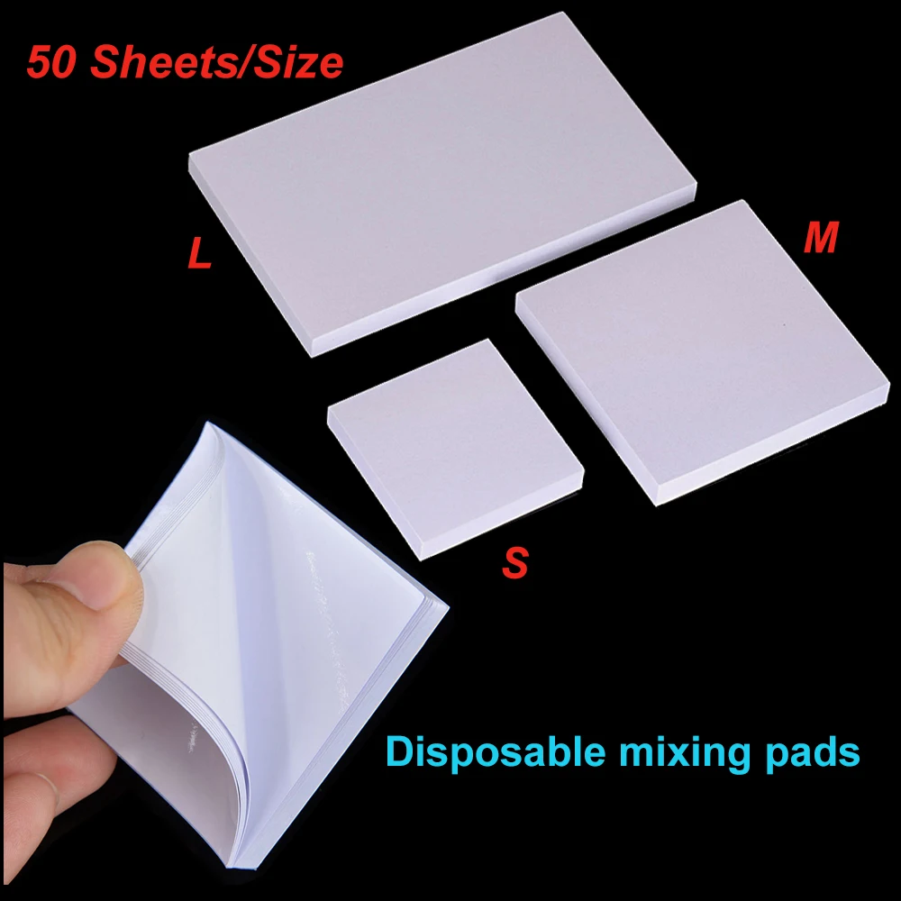 50 листов одноразовых стоматологических смесительных прокладок Orthdent, бумажный цементный порошок, утолщенный белый цитирующий S/M/L стоматологические лабораторные расходные материалы