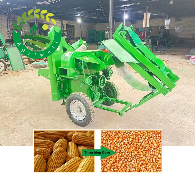 Factory Low Cost Corn Thresher Maize Sheller Machine High Efficiency Electrical Corn Sheller