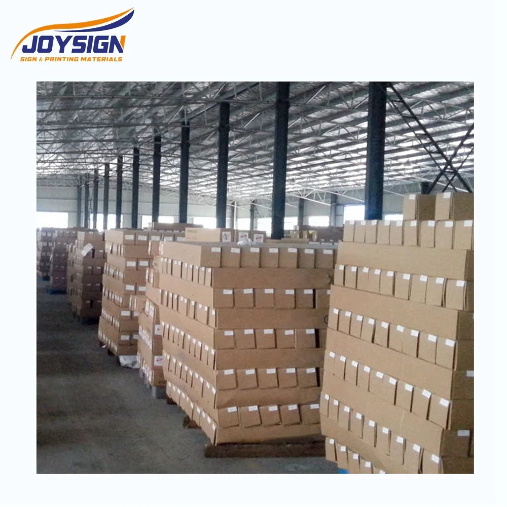 JOYSIGN Excellent Quality White PVC Vinyl Sticker Adhesive for digital printing