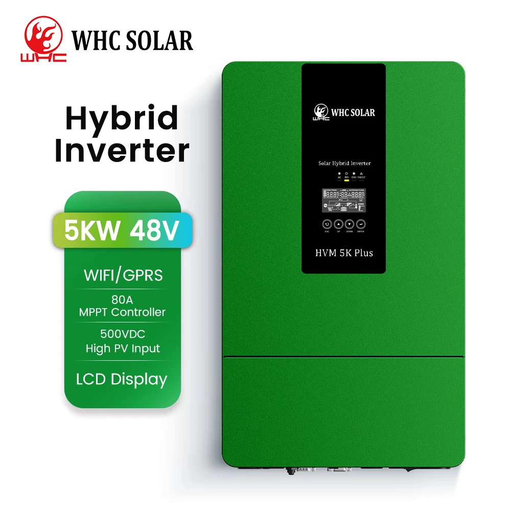 3.6KW 5KW solar inverter 24V 48V Solar Hybrid Inverter Pure Sine Wave Off Grid Inverter for Solar System with MPPT solar charger