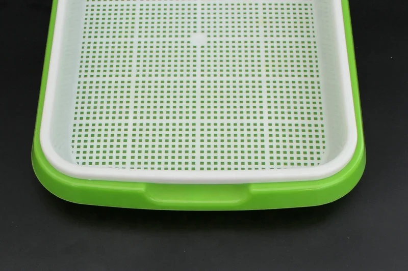 Seed Sprouter Tray Soil-Free Food Grade PP Healthy Wheatgrass Grower Tray