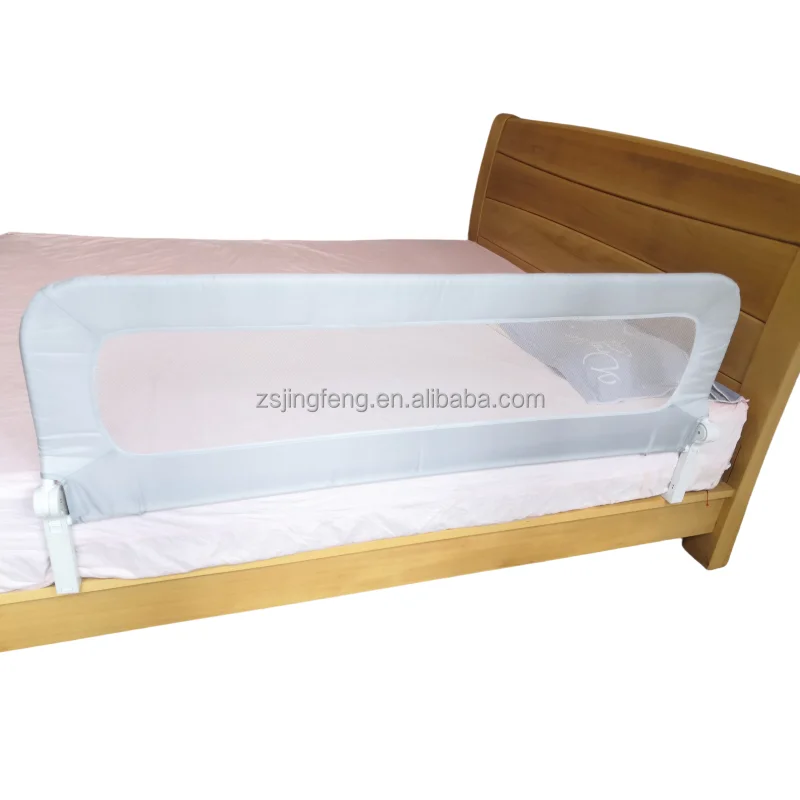 Kids Guard Bumper for Crib Safe Bed Side Rail Foldable Toddler Bed Rails Extra Long Baby Bed Rails