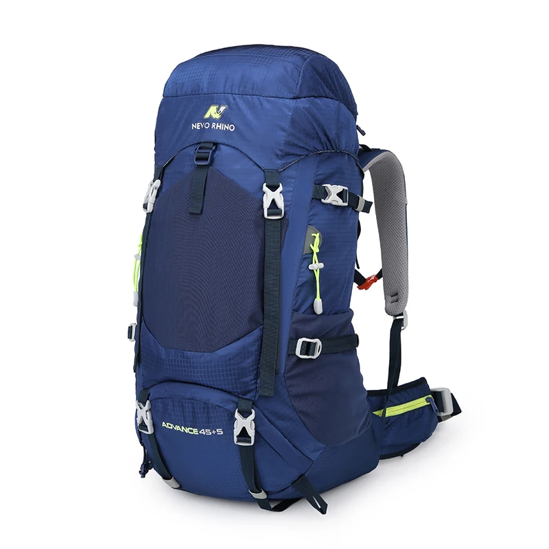 New quality nylon 45L large capacity water repellent mountaineering bag outdoor equipment sports