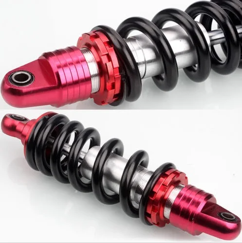 260mm Rear Back Shock Absorber for PIT DIRT BIKE Motorbike Heavy 1000LBS damping Rear fit for Dirt Pit Bikes Red + black