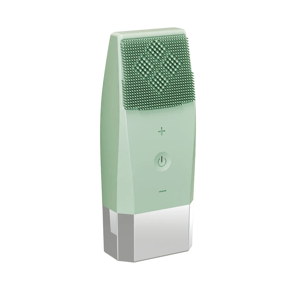 In 2024 launched a portable silicone deep cleaning induction charging silicone acoustic cleanser for home use