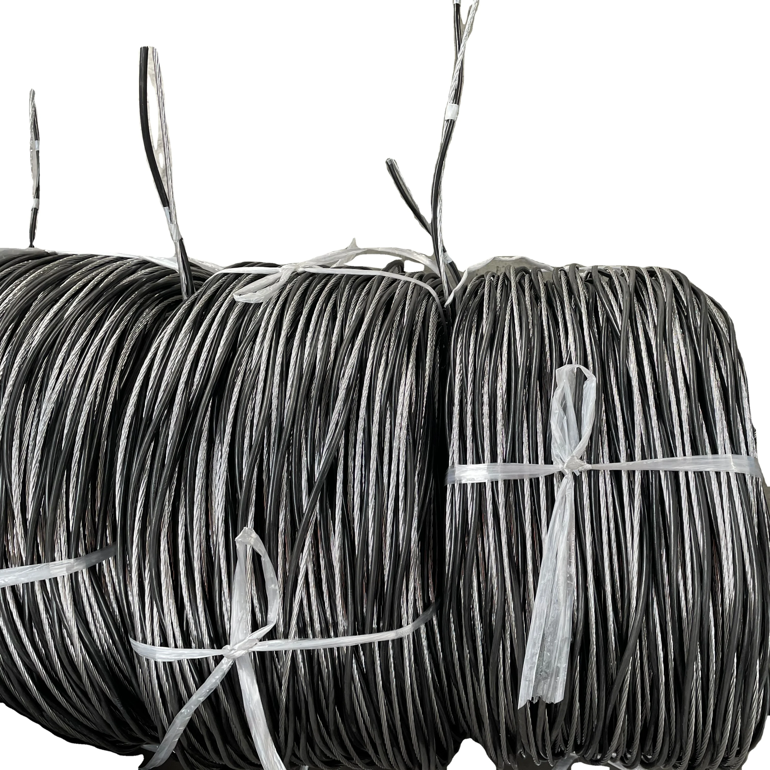 Aluminum wire duplex service drop wire  #6 #4 #2 for Philippines market