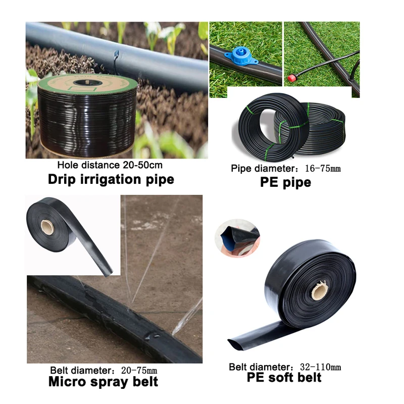 Wholesale Inner Flat Emitter Farm Irrigation System 1/2 Drip Tape With High Quality