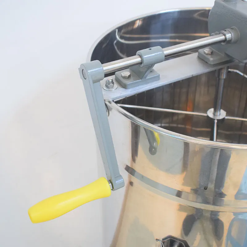 4 Frame Stainless Steel Manual Honey Extractor
