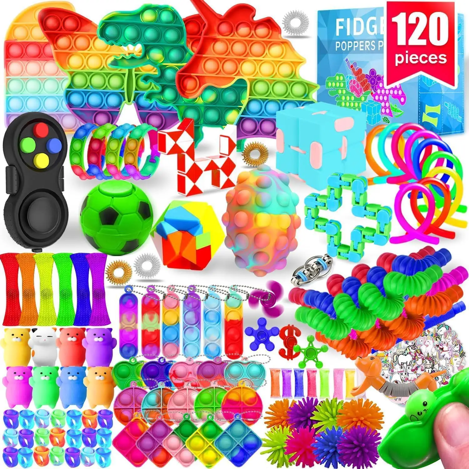 Blind Box Decompression Set Slow Rebound Rodent Control Pioneer Unicorn Mini Finger Gyro Party Toy