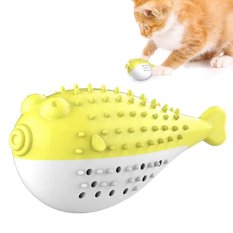 Hot Selling Pet Interactive Cat Toy Toothbrush Chewing Stick