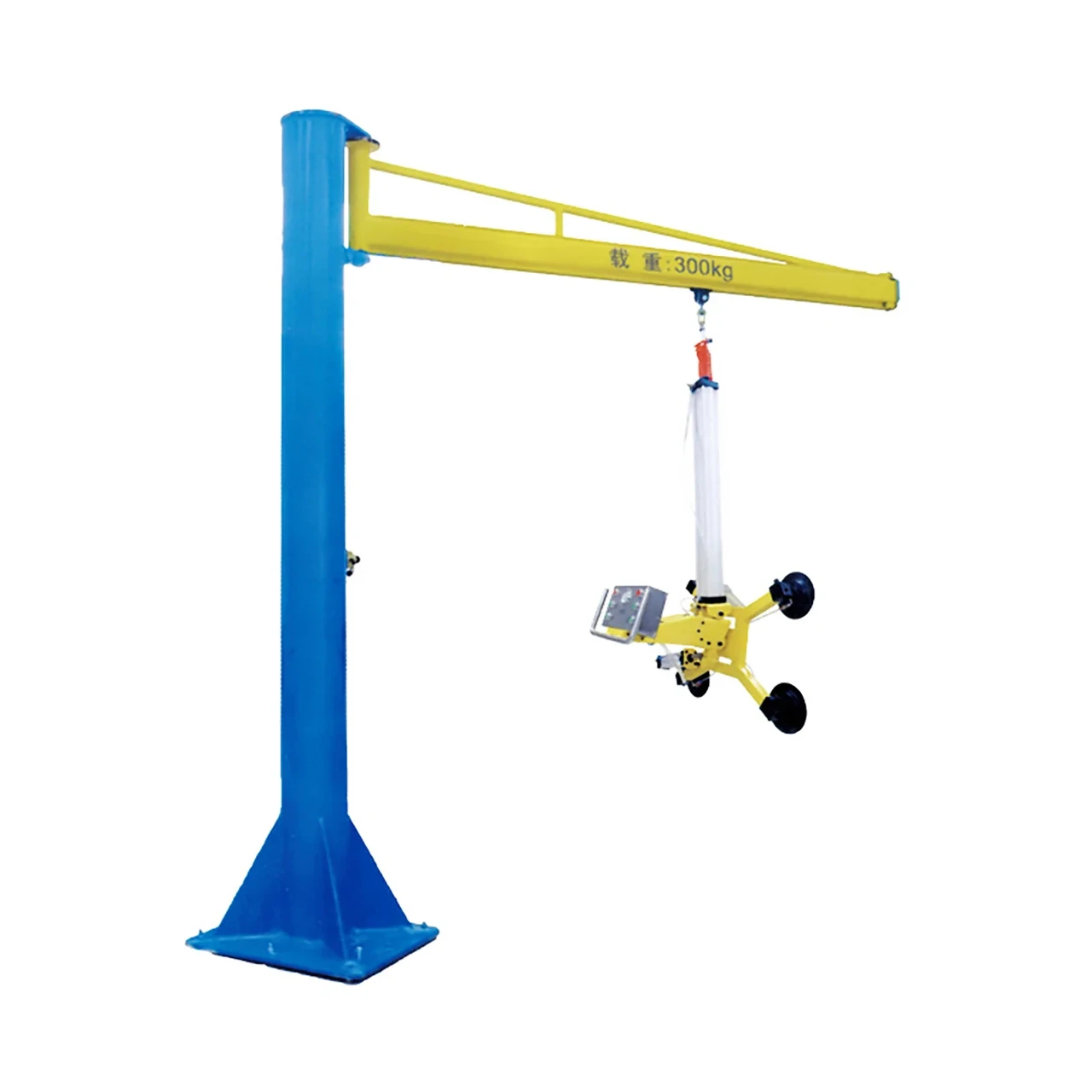 Durable 400kg 600kg Float Glass Cantilever Crane with Vacuum Gripper Steel Glass Lifter
