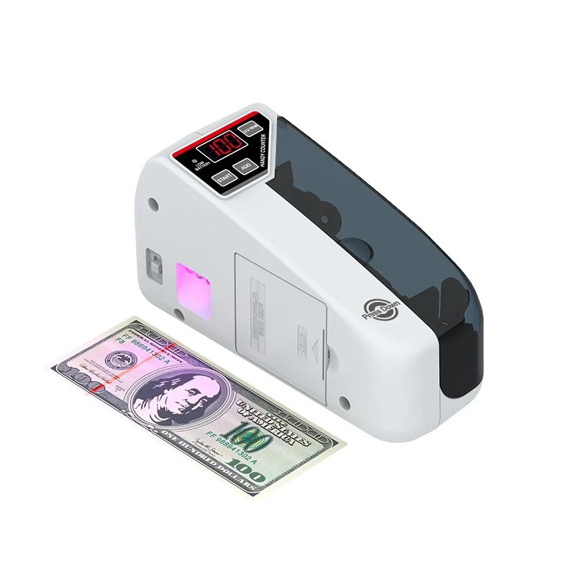 Handy portable bill note money counter Mini money currency banknote cash Counting Machine V30 with UV WM detecting function
