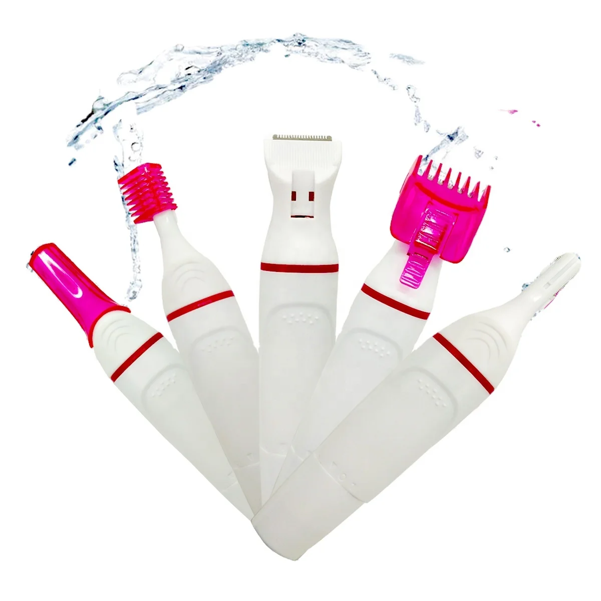 
 Многофункциональный перезаряжаемый портативный 5 в 1 триммер для волос на лице ушной мини электрический триммер для волос в носу для женщин и мужчин  