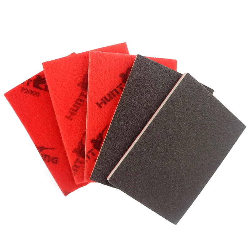 Sand Paper Foam 2000 Grit 6inch Ultra Fine Sand Sponge Abrasive Pads Soft Foam Sand Block Wet Dry Flexible Sanding Sponge
