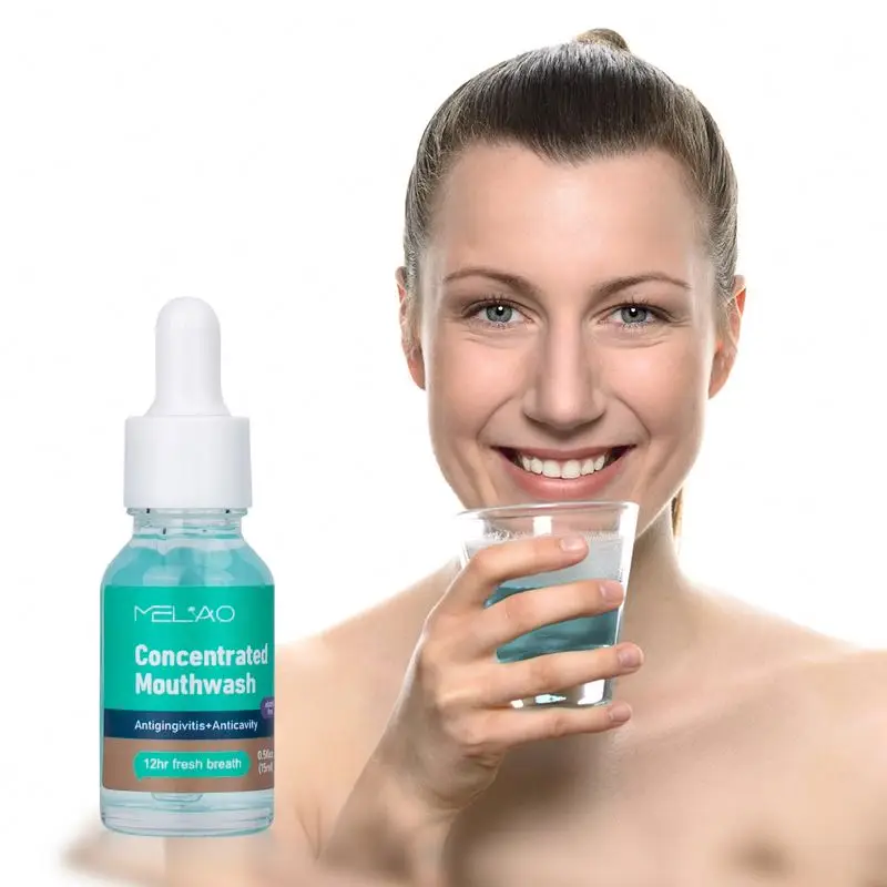 oem Top Selling Private label organic Bad Breath Treatment Remove Oral Odor Plaque Stains Concentrated Mouthwash