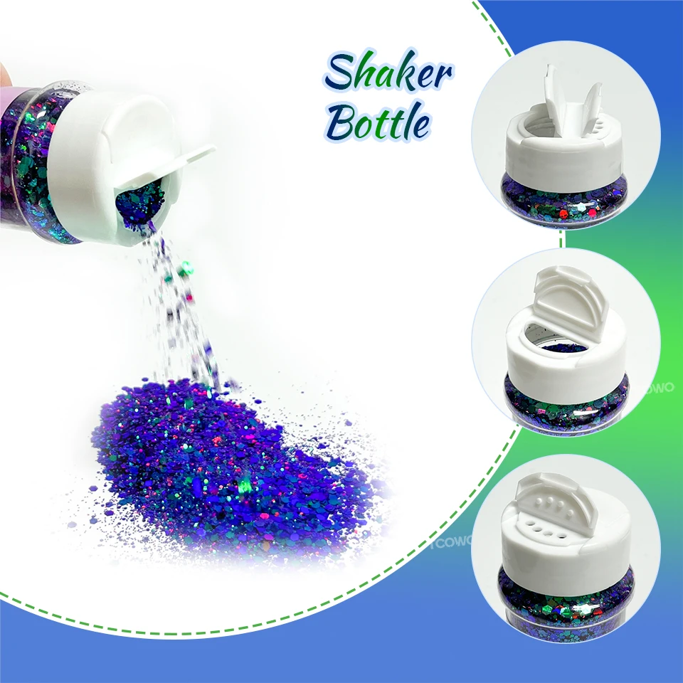 Magic Color Shifting Chunky Flake Chameleon Opal Flakes Shaker Cosmetic Grade Chameleon Glitter For Nail Makeup