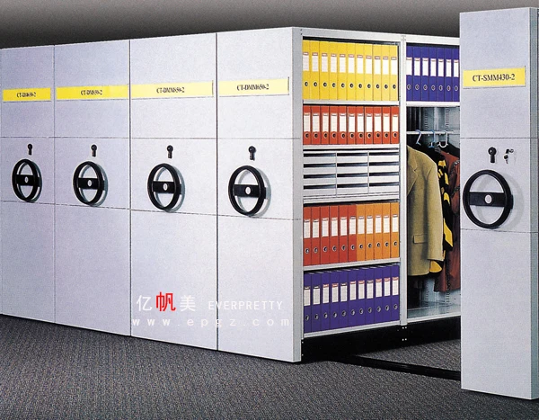 New Design Library Intelligent Sliding Metal Steel Filing Cabinet Dense Cabinet For Office Warehouse Archive Room