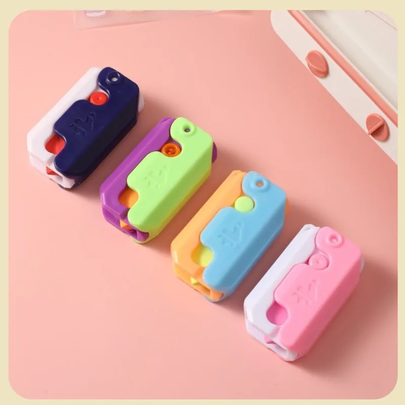 Creative Carrot Knife Eraser Decompression Toy Eraser Kawaii Stationery Erasers 5 Colors