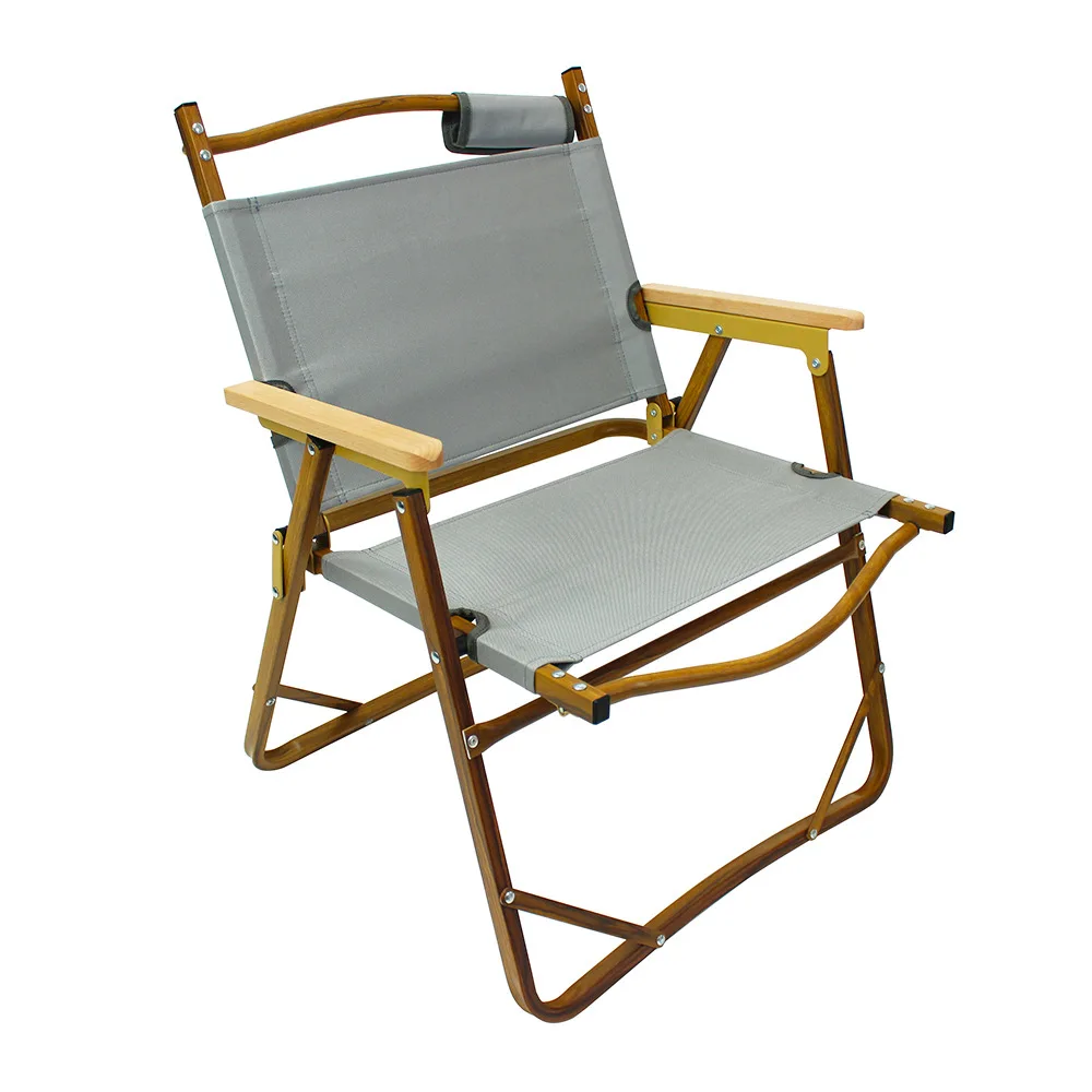 600D Oxford Outdoor Aluminum Frame Bench Handle Foldable Beach Camping Fishing Chair