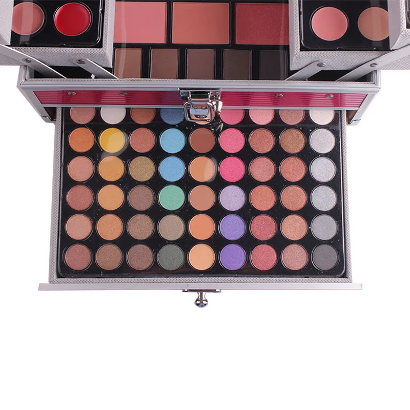132 Full Color Eyeshadow Palette Fashion Women Cosmetic Case Full Pro Makeup Palette Concealer Blusher