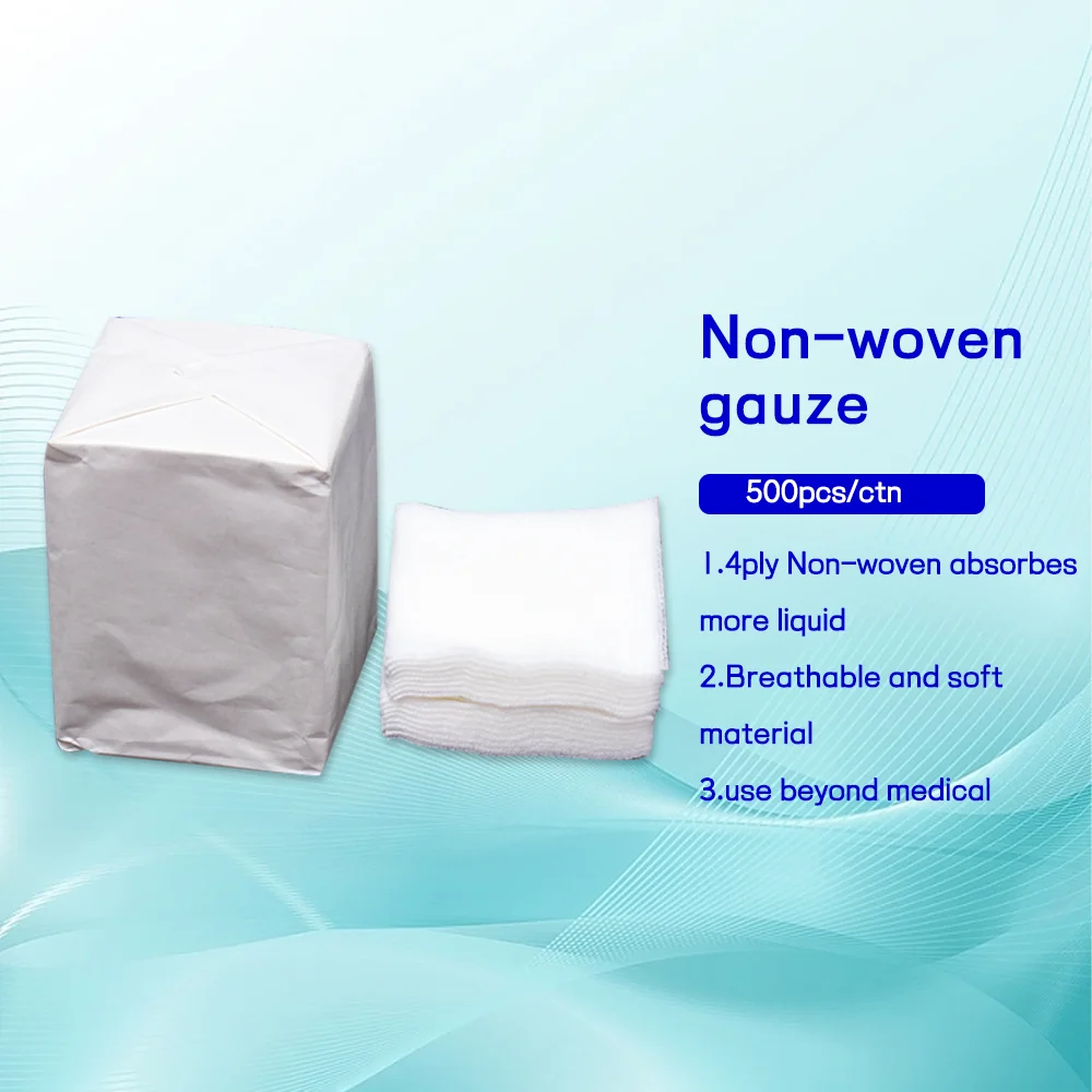 Wholesale price medical consumables sterile nonwovens dental disposable non-woven fabric gauze