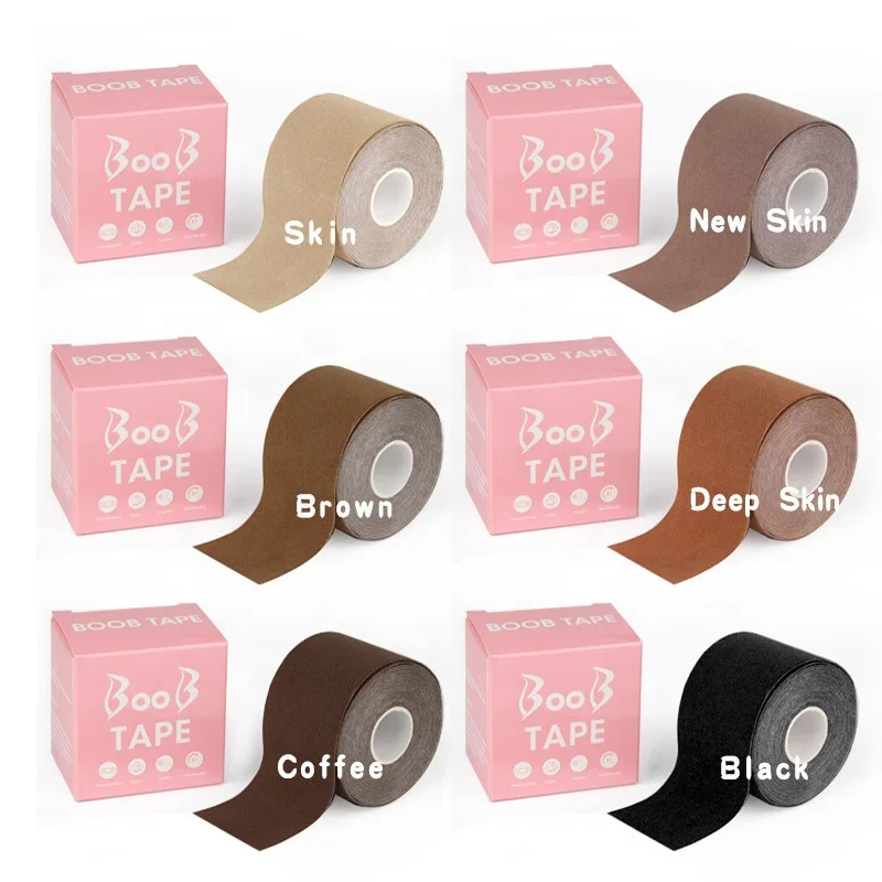 MMLL 5cm 7.5cm 10cm Disposable Elastic Breathable Waterproof Pull Up Bra Breast Lifting Boob Tape and Nipple Cover with