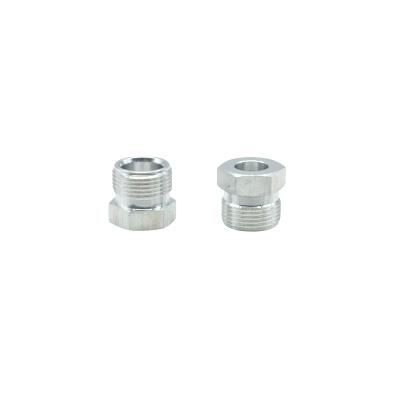 Aluminum Extrusion Welding External Teeth 25MM Pneumatic Thread Outer Tooth Bulkhead Of Manifold Male Threaded Hex Head Joint