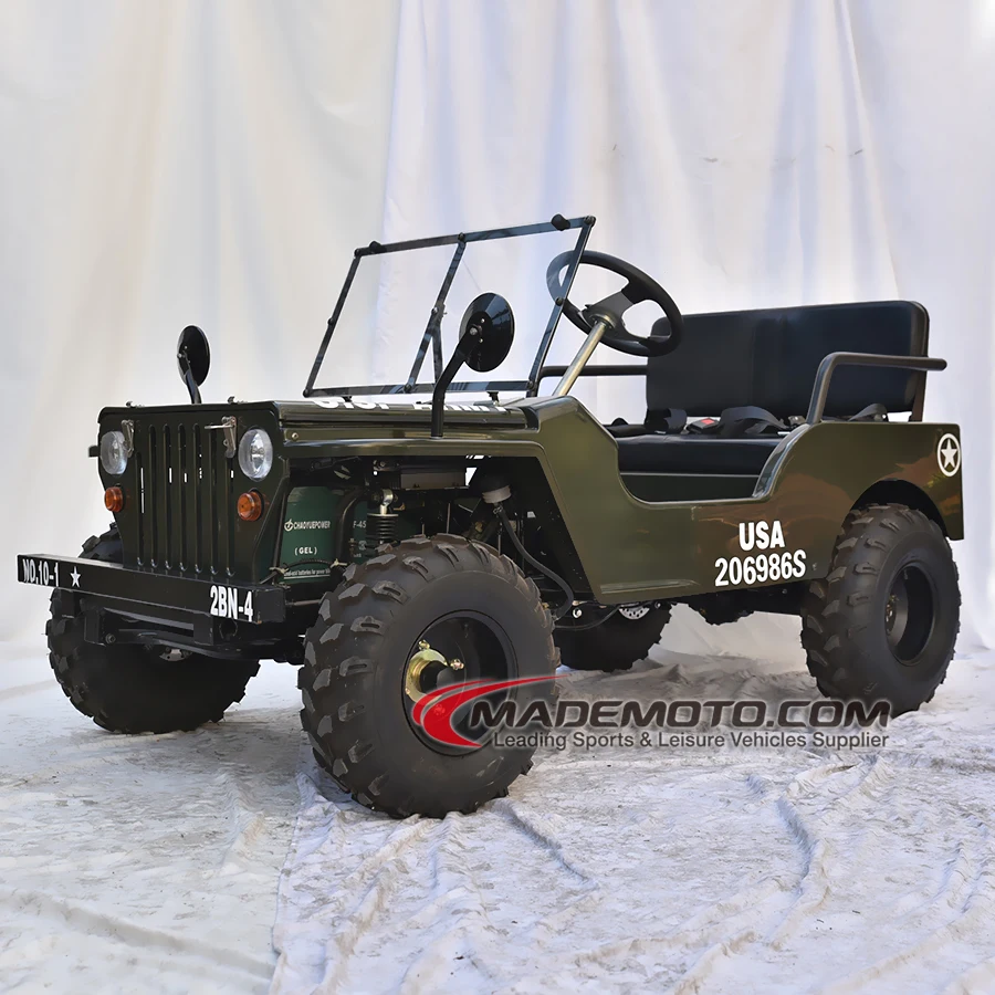 Powerful 3 Wheeler 4 Conversion Kit With 12000 Lbs 12v/24v 4x4 Winch 1200W Electric ATV