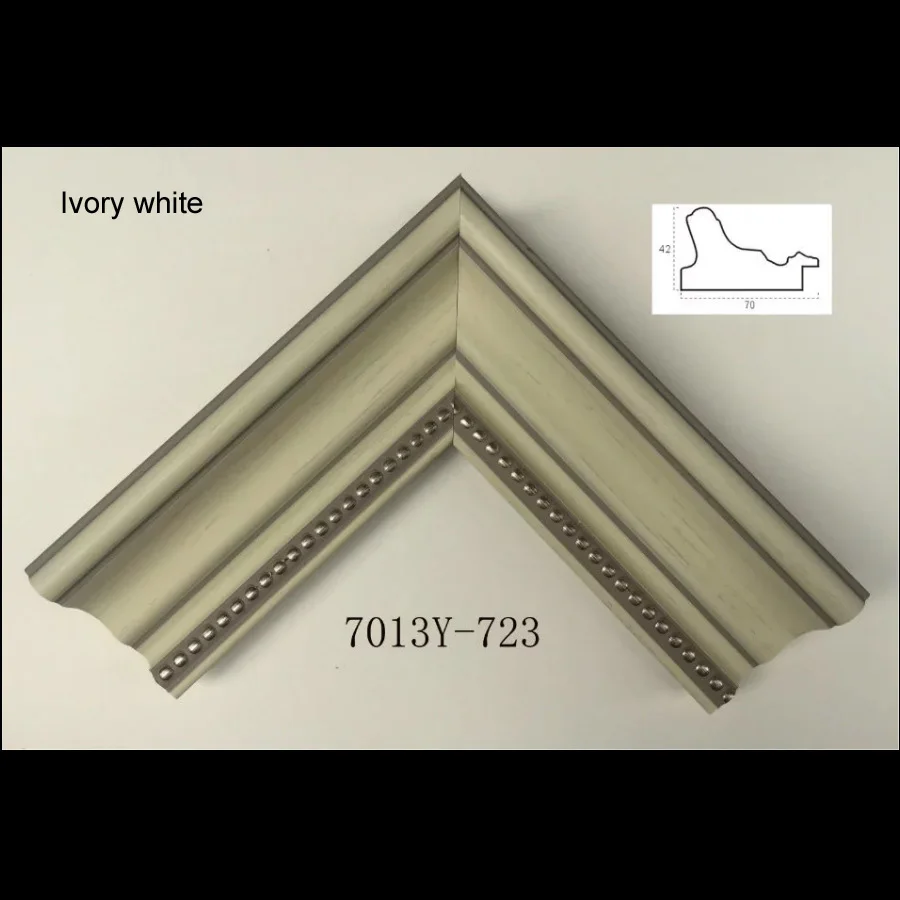 Wholesales multi style European Decorative Colorful Painting Patina Antique Canvas Art Photo Picture Frame PS Moulding