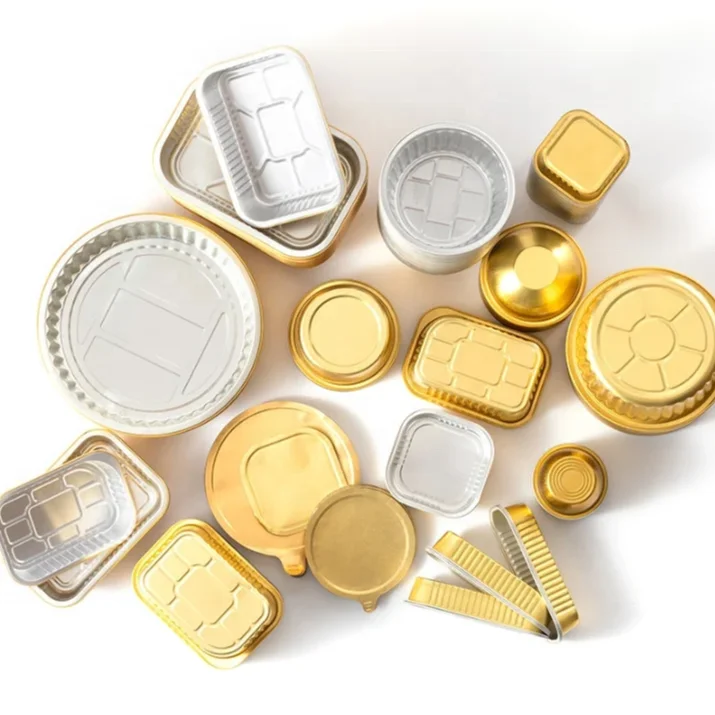 Good quality factory directly aluminum foil disposable lunch box fast food container trays at good price